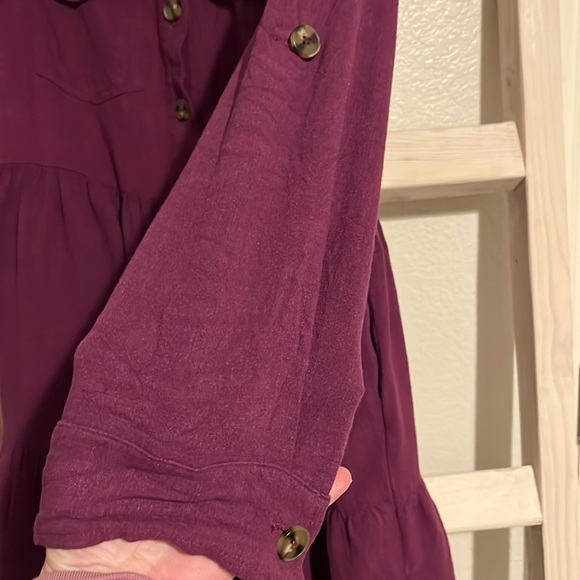 White Birch- Amazing Purple Multi-Tier Dress - Picture 9 of 10